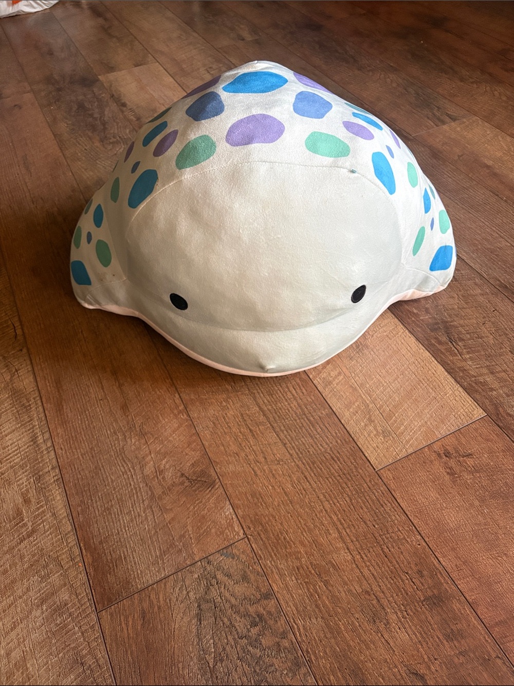 Plush Sea Creature Pillow - Multicolor Spots